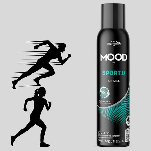 Desodorante Aerosol Unissex Myhealth Mood Sport 150ml