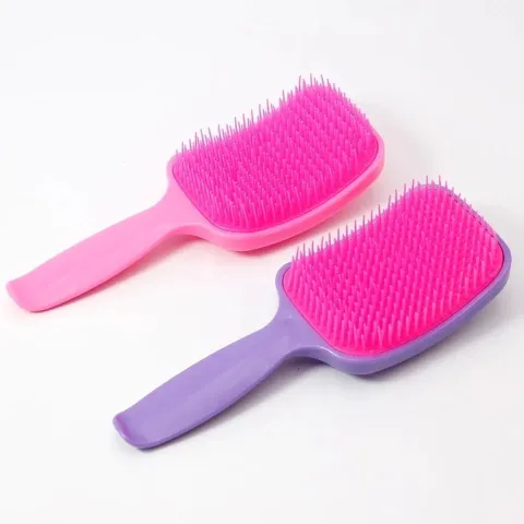 Escova de Cabelo Darma Mágica Raquete Cor Pink