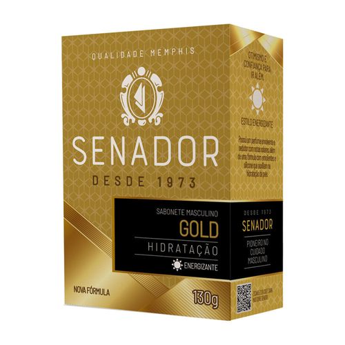 Sabonete em Barra Senador Gold 130g