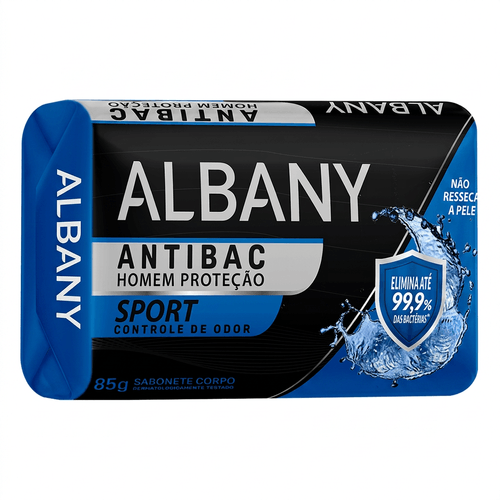 Sabonete em Barra Masculino Albany Controle de Odor Sport 85g