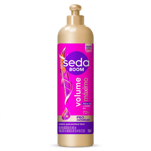 Creme de Pentear Seda Boom Volume Máximo 350ml