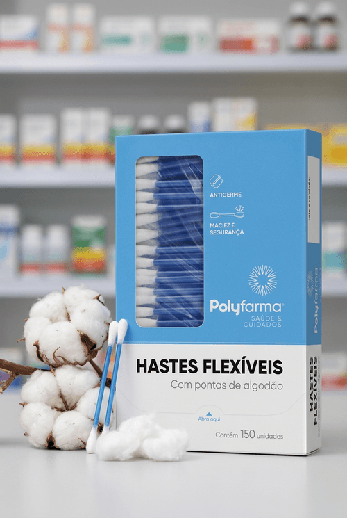 Hastes Flexíveis Polyfarma 150 Unidades