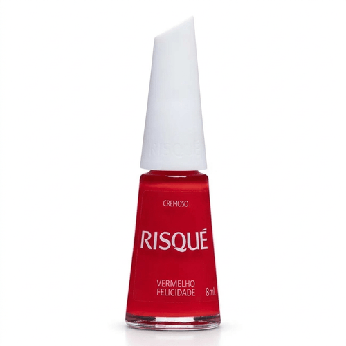 Esmalte Risqué Cor Vermelho Felicidade 8ml