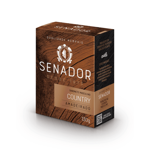 Sabonete em Barra Senador Country 130g