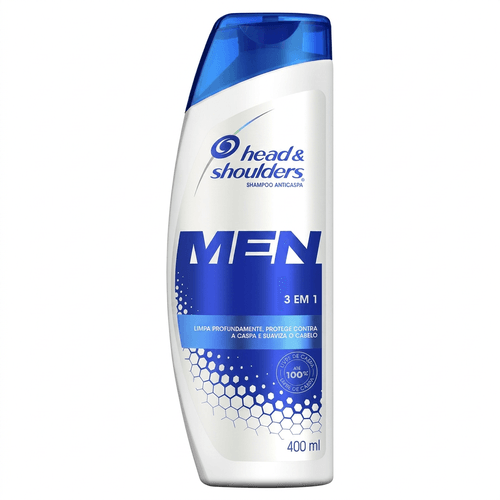 Shampoo Masculino Head & Shoulders 3 em 1 400ml