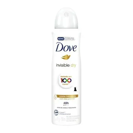 Desodorante Aerosol Feminino Dove Invisible Dry Violeta e Frésia Branca 200ml