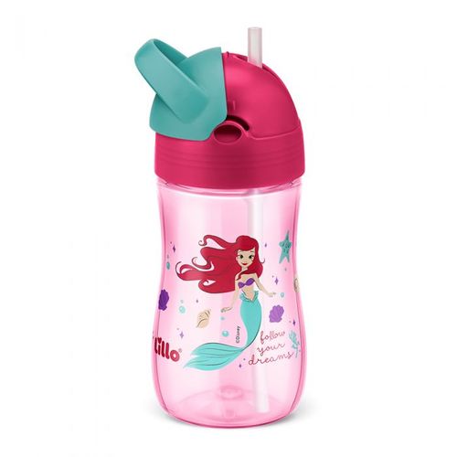 Copo Evolution com Canudo Lillo Disney Princesas 300ml