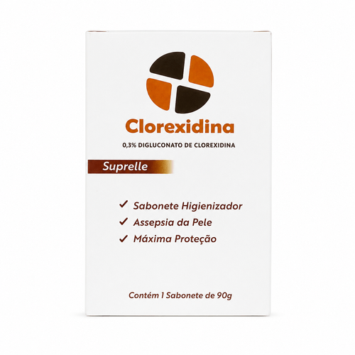 Sabonete em Barra Suprelle Clorexidina 90g