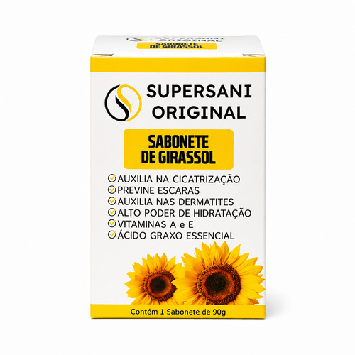 Sabonete em Barra Suprelle Supersani Girassol 90g