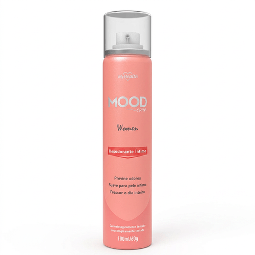 Desodorante Íntimo Aerosol Feminino MyHealth Mood Care Fragrância Suave 100ml