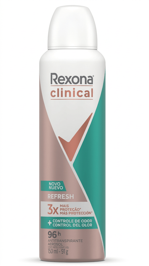 Desodorante Aerosol Feminino Rexona Clinical Refresh 150ml
