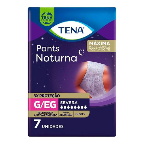 Roupa Íntima Tena Unis Noturno G/EG com 7 Unidades