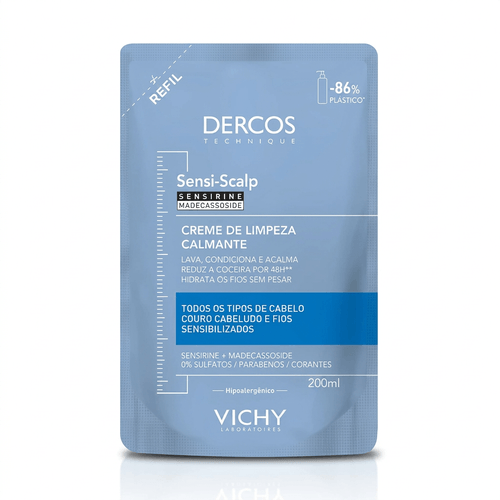 Creme de Limpeza Capilar Vichy Dercos Sensi Scalp Refil 200ml