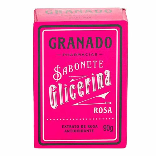 Sabonete em Barra Granado Glicerina Rosa 90g