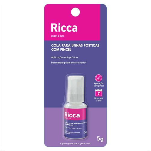 Cola de Unhas Postiças Ricca 5g