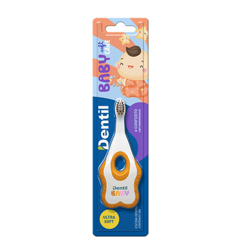 Escova Dental Infantil Dentil Baby Soft Care Cerdas Macias 1 Unidade