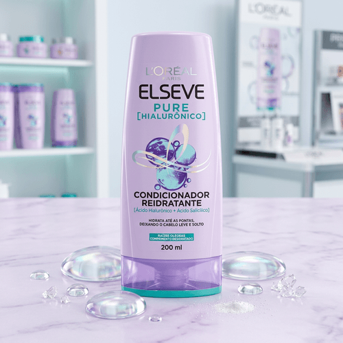 Condicionador Elseve Pure Hialurônico 200ml