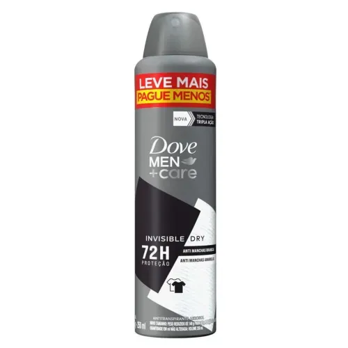 Desodorante Aerosol Dove Men+ Care Invisible Dry 200ml