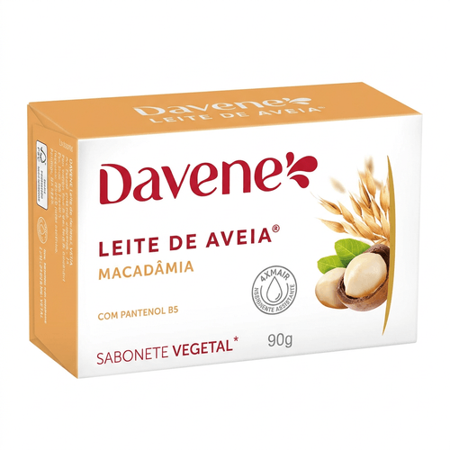Sabonete em Barra Davene Leite de Aveia Macadâmia 90g