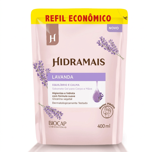 Sabonete Líquido Hidramais Lavanda Refil 400ml