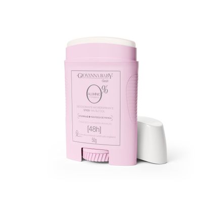 Desodorante Stick Feminino Giovanna Baby Classic 0% Alumínio 50g