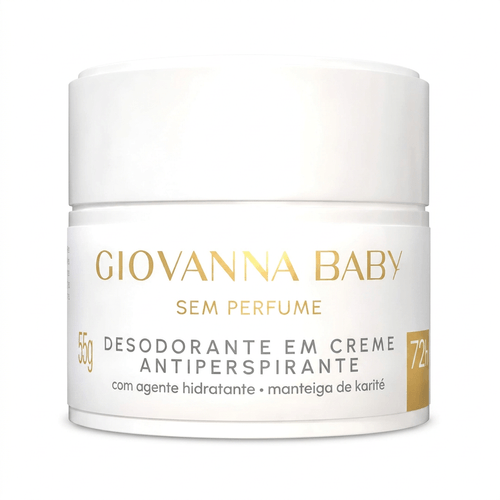 Desodorante em Creme Giovanna Baby Sem Perfume 55g