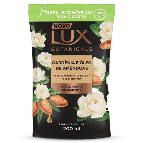 Sabonete Líquido Lux Gardênia e Óleo de Amêndoas 200ml