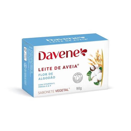 Sabonete em Barra Davene Leite de Aveia Flor de Algodão 90g