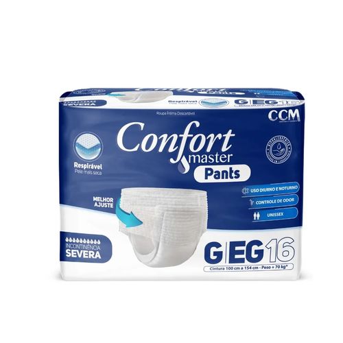 Fralda Calça Pants Confort Master-G/EG-16und