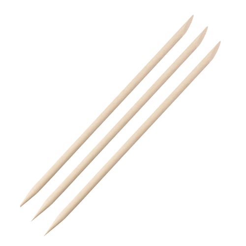 Palito de Cutícula Merheje Basic Madeira 6 Unidades