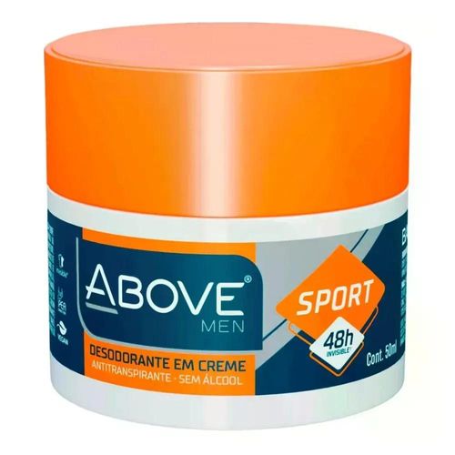 Desodorante em Creme Unissex Above Sport 50g