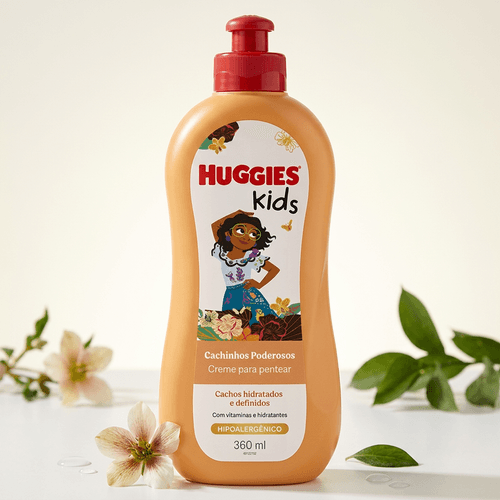 Creme de Pentear Huggies Kids Cachinhos Poderosos 360ml