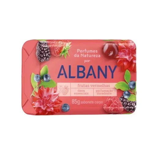 Sabonete em Barra Albany Frutas Vermelhas 85g