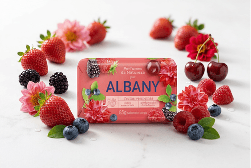 Sabonete em Barra Albany Frutas Vermelhas 85g