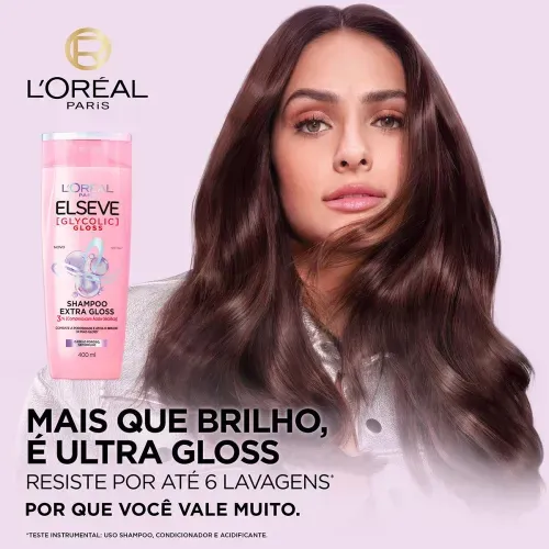 Shampoo Elseve Glycolic Gloss 400ml