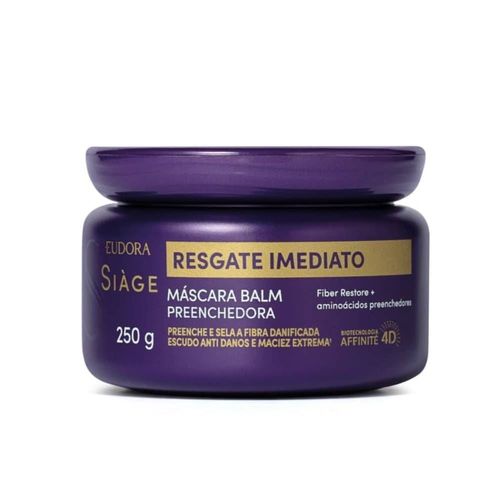 Máscara Capilar Eudora Siàge Resgate Imediato 250g
