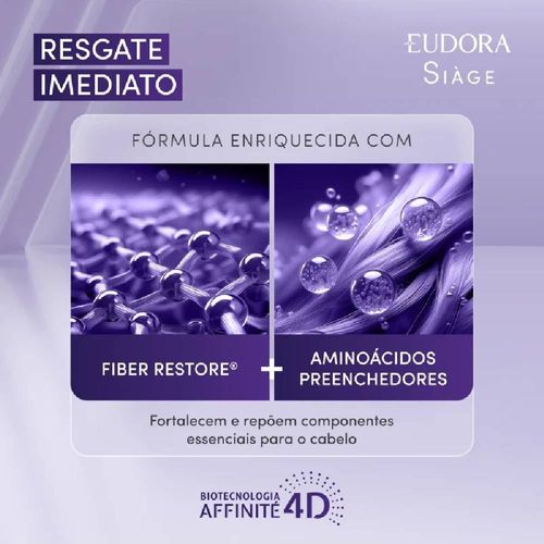 Máscara Capilar Eudora Siàge Resgate Imediato 250g