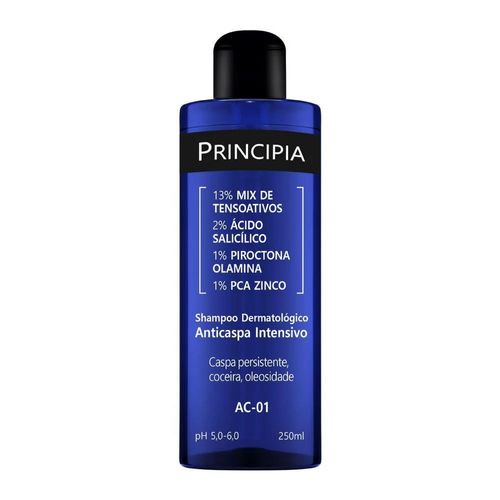 Shampoo Dermatológico Anticaspa Intensivo Principia AC-01 - 250ml