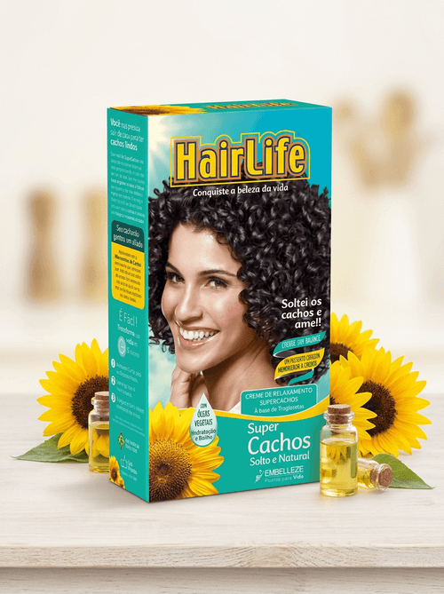 Creme Relaxante HairLife Super Cachos 180g
