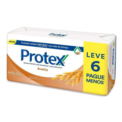 Sabonete em Barra Protex Aveia 6 Unidades 85g