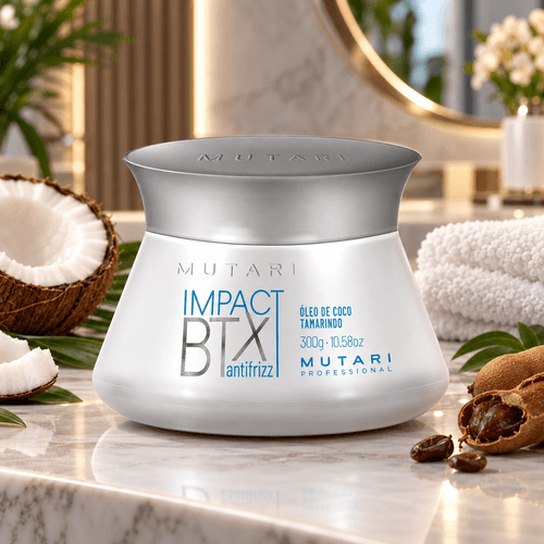 Máscara Capilar Mutari Impact BTX Antifrizz 300g