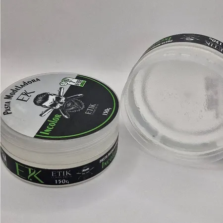 Pomada Capilar Modeladora Masculina Cabelo e Barba Incolor 150g
