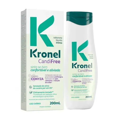 Sabonete Líquido Íntimo Kronel Candifree 200ml