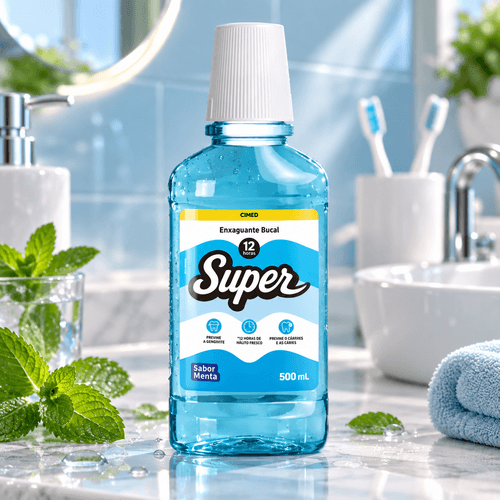 Enxaguante Bucal Cimed Super Menta 500ml