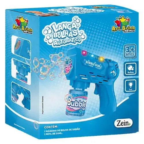Brinquedo Infantil Lança Bolhas de Sabão Automática