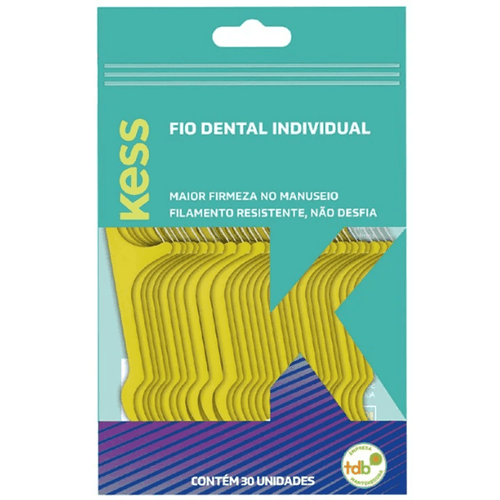 Fio Dental Individual Kess 30 Unidades