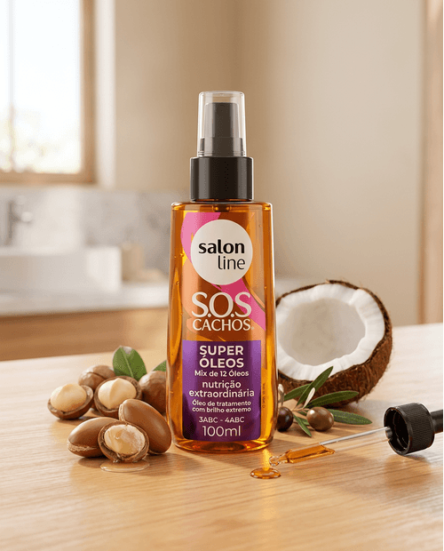 Óleo Capilar Salon Line SOS Cachos Super Óleos 100ml