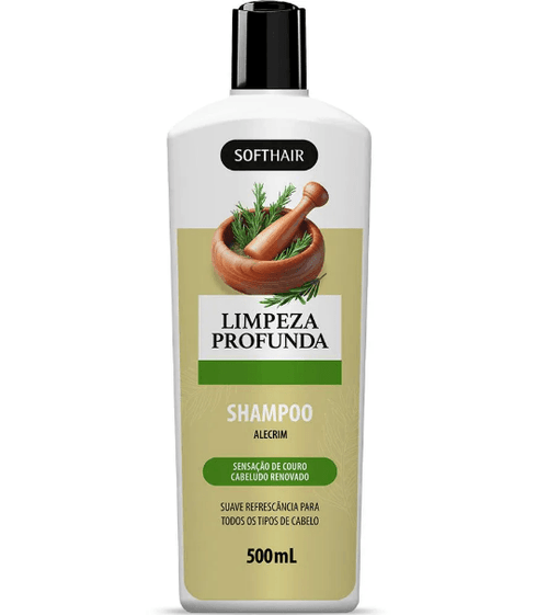 Shampoo Soft Hair Alecrim Limpeza Profunda 500ml