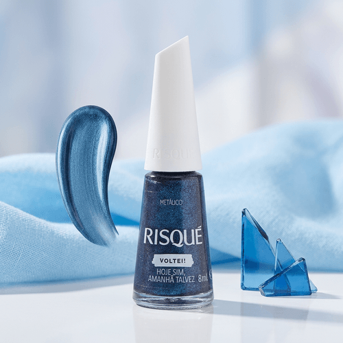 Esmalte Risqué Metálico Cor Hoje Sim Amanhã Talvez 8ml