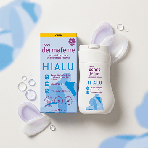 Sabonete Líquido Íntimo Dermafeme Ácido Hialurônico 100ml